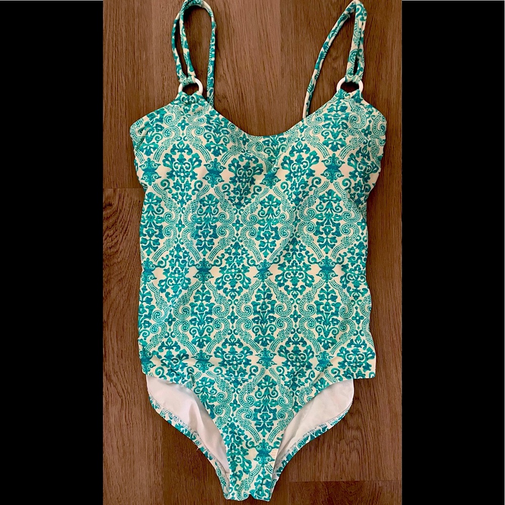 Catalina Teal Blue One Piece Sz 10